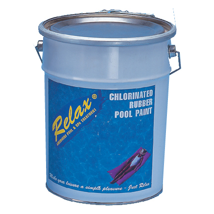 1 x 5lt Light Blue Chlorine Rubber Paint