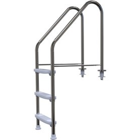 Liner Peg Stainless Steel Ladder with 3 ABS Treads
