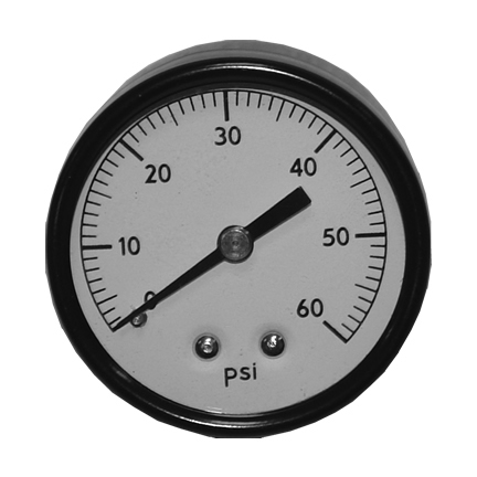 Pressure Gauge Back Mount Fit