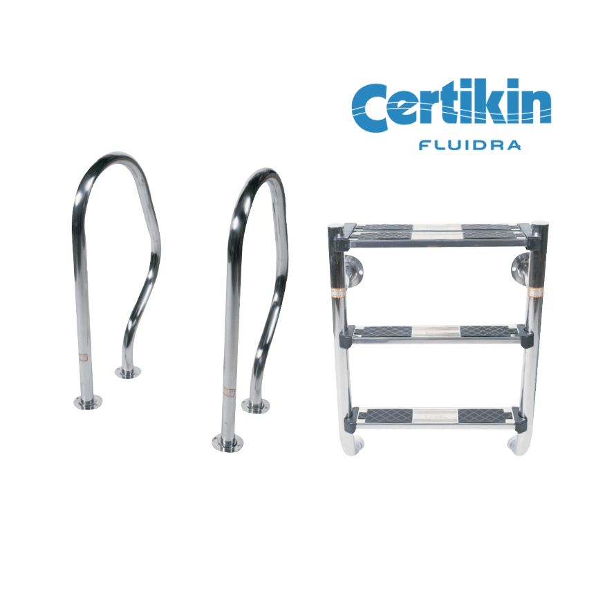 1.7″ Undercover Stainless Steel Ladder | Blue Cube Direct