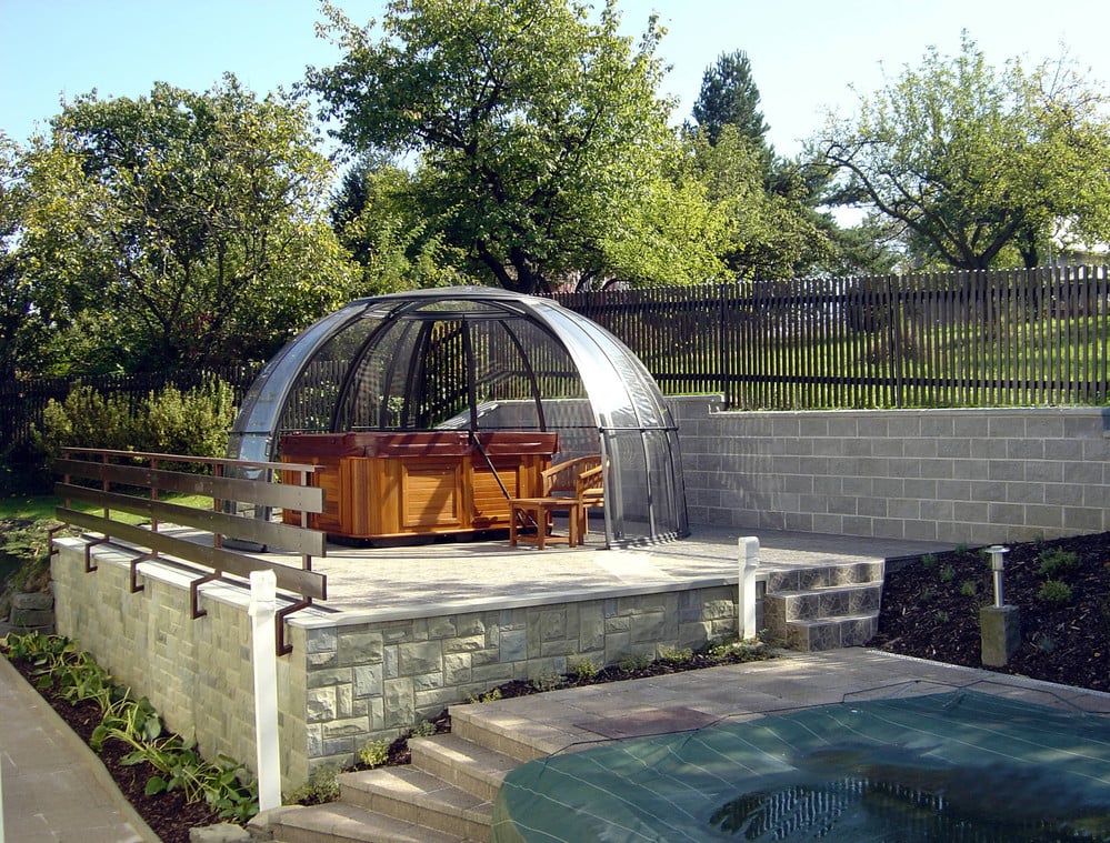 Orlando Hot Tub Garden Enclosure | Blue Cube Direct