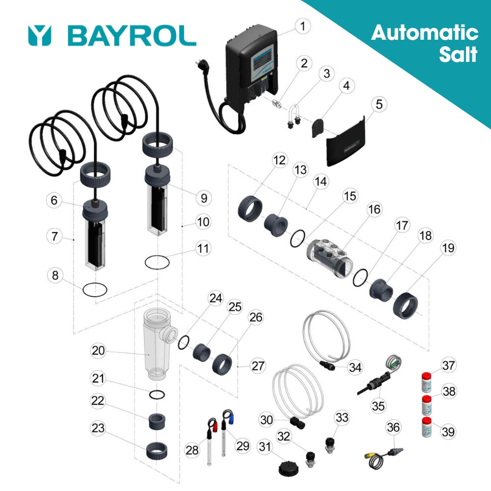Bayrol Automatic Salt Spares | Blue Cube Direct