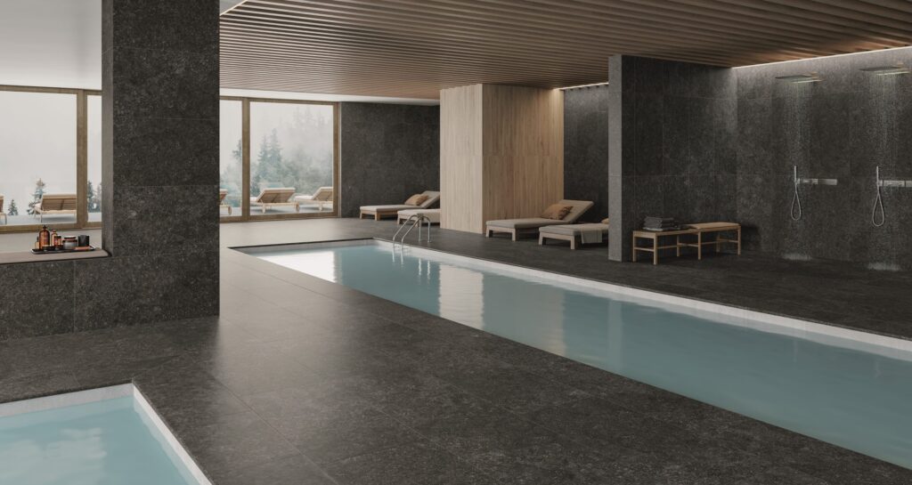 Exagres Ardenas Anthricite Porcelain Coping Paving and Tiles