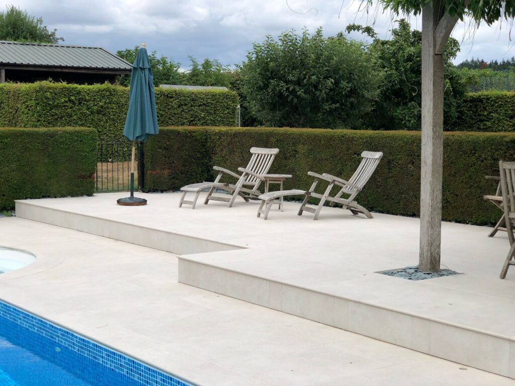 Portland Cream Porcelain Coping Paving and Tiles