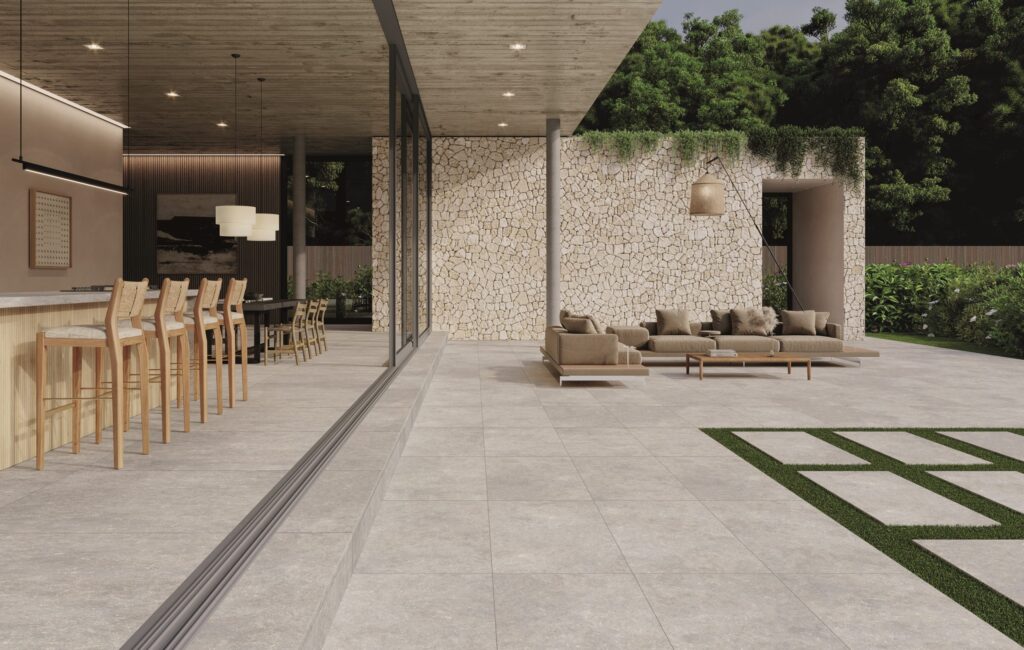 Exagres Ardenas Cromo Porcelain Coping Paving and Tiles